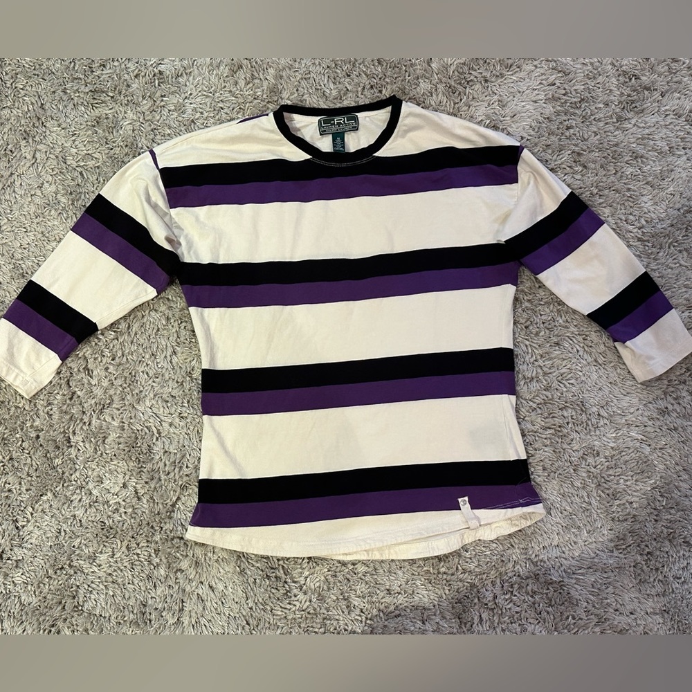 Women’s Ralph Lauren Active 3/4 Sleeve Shirt- Size Medium